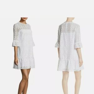 Kate Spade Women’s Crochet Lace Flounce Shift Dress